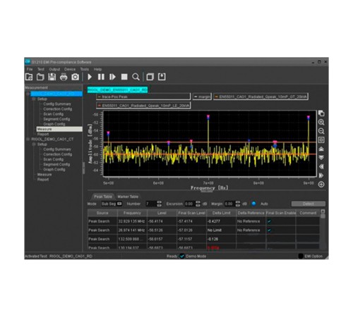 Программное обеспечение для анализаторов спектра RIGOL серий DSA1000A DSA1000 DSA800 DSA800E или DSA700 S1210