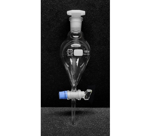 Купить Воронка делительная DURAN Group 100 мл, коническая, NS19/26, со стеклянным краном