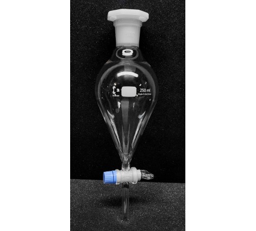 Купить Воронка делительная DURAN Group 250 мл, коническая, NS29/32, со стеклянным краном