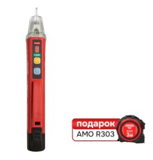 Комплект индикатора напряжения RGK AC-10 и рулетка AMO R303