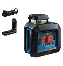 Лазерный уровень Bosch GLL 2-20 G с калибровкой + LB 10 + DK 10 с зеленым лучом