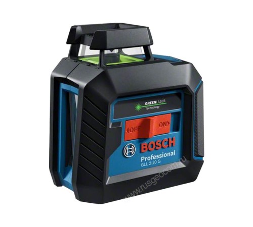 Купить Лазерный уровень Bosch GLL 2-20 G с калибровкой + BT 150 с зеленым лучом