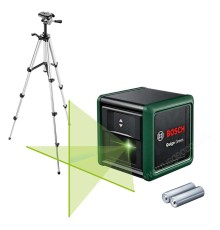 Лазерный уровень Bosch Quigo Green с зеленым лучом и штативом с калибровкой