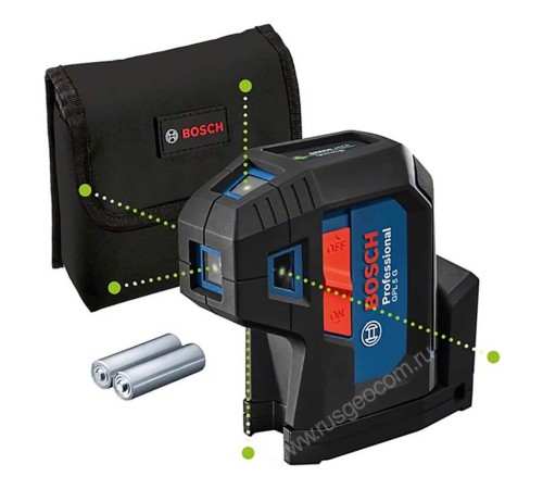 Купить Лазерный уровень Bosch GPL 5 G Professional с калибровкой с зеленым лучом