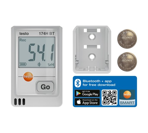 Купить Логгер Testo 174 H BT Bluetooth белый
