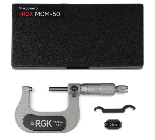 Купить Микрометр RGK MCM-50 с поверкой