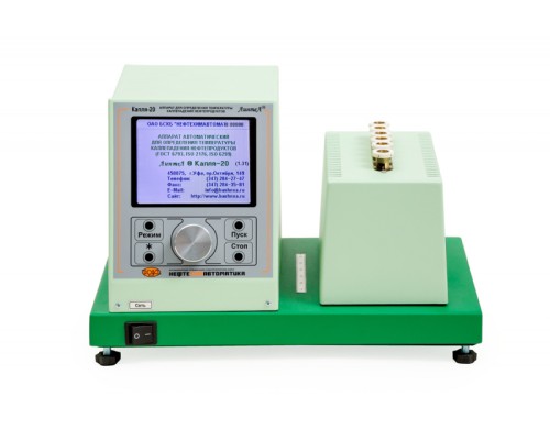 Аппарат ЛинтеЛ КАПЛЯ-20У для определения температуры каплепадения нефтепродуктов