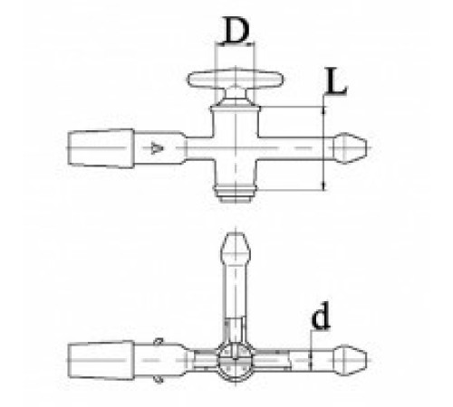 Кран 3-х ходовой К3Х-1-32-2,5 КШ 14/23, ТС, эскиз 4-39