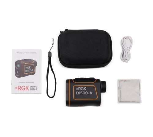 Комплект Оптический дальномер RGK D1500-A и термогигрометр AMO H605