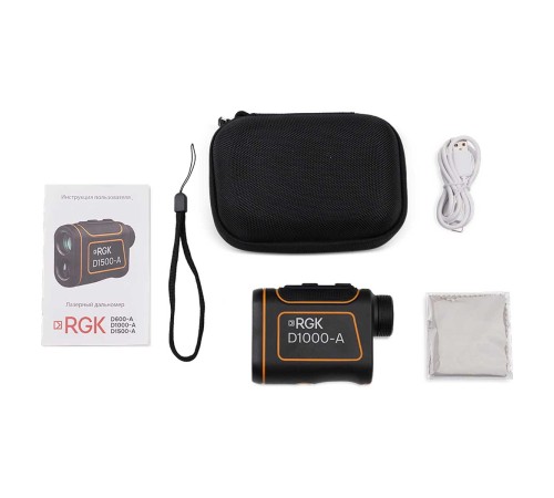 Комплект Оптический дальномер RGK D1000-A и термогигрометр AMO H605