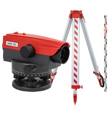 Комплект оптический нивелир AMO 32C + штатив AMO A45 + рейка AMO S3