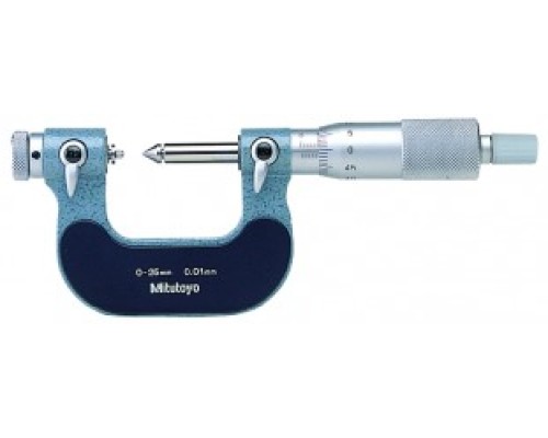 Микрометр 75–100 мм для измерений резьбы 126-128