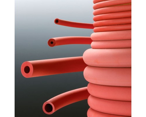 Шланг резиновый Deutsch & Neumann внутренний диаметр 4 мм, толщина стенок 1,0 мм, красный