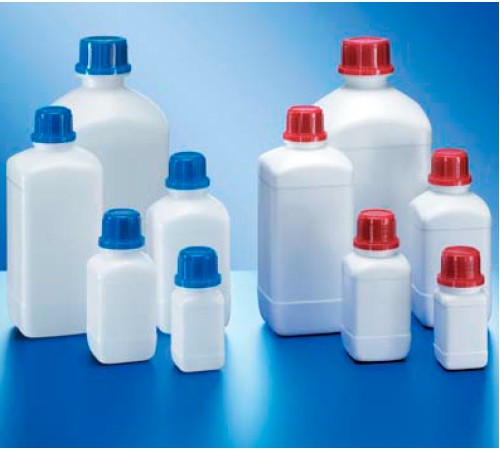 Купить Бутыль Kautex узкогорлая 2500 мл, HDPE, квадратная, Ø 45 мм, естественный цвет, без крышки