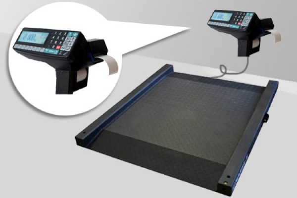 Купить 4D-LM-10/10-1000-RP с печатью этикеток (накатные) - Промышленные электронные платформенные весы с 4 датчиками