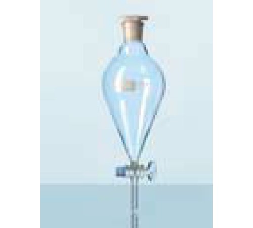 Купить Воронка делительная DURAN Group 500 мл, коническая, NS29/32, с PTFE краном