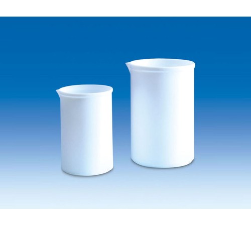Купить Стакан мерный VITLAB 500 мл, белый, PTFE