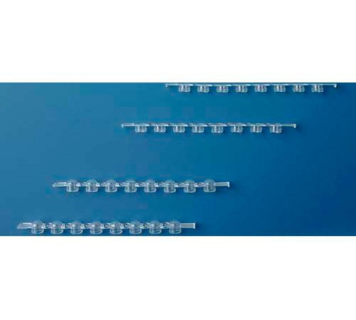 Купить BRAND 781343 Крышки стрипы для 8 ПЦР пробирок, PP, выпуклые, зеленые, 125 шт/упак