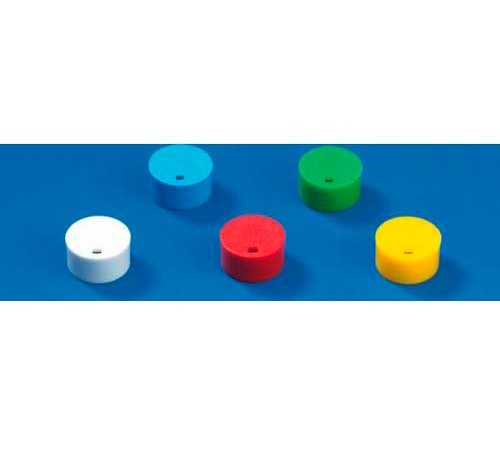 Купить BRAND 114850 Крышки для криопробирок, PP, для цветовой кодировки, белые, 500 шт/упак