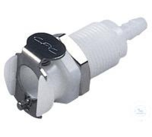 Купить 8743-1102 POM муфта Burkle CPC, охватываемая, с клапаном, крепление, 3,2 мм