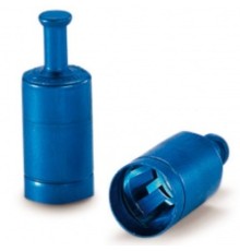 Колпачки алюминиевые schuett-biotec LABOCAP с ручкой, 17-18 мм, синие, 100 шт/упак (Артикул 3.623 423)