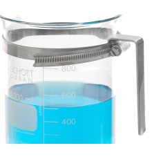 Ручка-держатель Bochem для химических стаканов, диаметр 80/100 мм, нержавеющая сталь