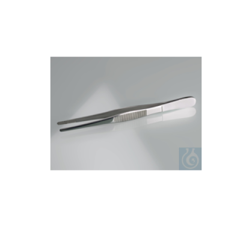 Купить 5386-0304 Пинцет Burkle, нержавеющая сталь, тупой, прямой, 160 мм