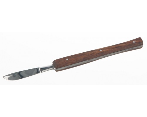 Скальпель Bochem с деревянной ручкой, 150 мм, нержавеющая сталь