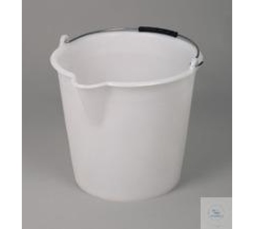 Купить 2308-1200 Burkle Промышленное ведро, LDPE белое, с металлической ручкой, 12л