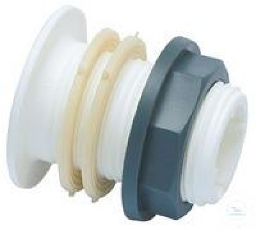 Купить 8533-0100 Соединение контейнера Burkle, PP, 1 ", NW 24 мм, белый