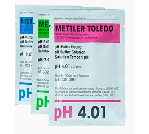 Купить Набор рН-буферов 4,01/7,00/9,21 Rainbow, 10х20 мл (Mettler Toledo)