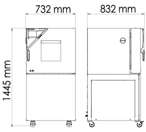 Купить Климатическая камера Binder MKF 56 с переменными климатическими условиями, объём 60 литрорв (Артикул 9020-0378)