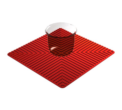 Купить Коврик силиконовый Deutsch & Neumann 350х350 мм, красный