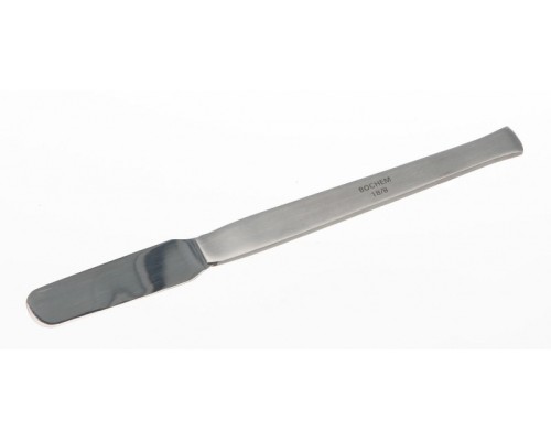 Шпатель Bochem гибкое лезвие, ручка из нержавеющей стали, длина 150 мм, ширина 10 мм, нержавеющая сталь