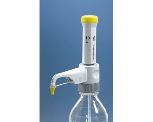 BRAND 4630230 Дозатор фиксированный S Dispensette Fix Organic для бутылок, 5 мл, без клапана, для органических растворителей, DE-M обозначения