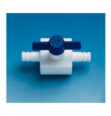 BRAND 88615 Клапан односторонний с насадками для шланга, PTFE, для внутреннего диаметра шланга 4 мм, отверстие 2 мм