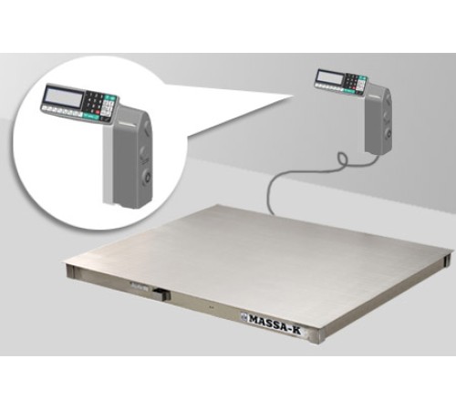Купить 4D-P.S-15/12-1000-RL с печатью этикеток (нерж) - Платформенные весы платформенные весы из нержавейки