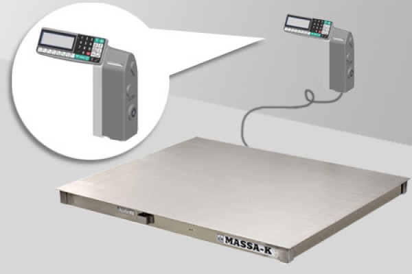 Купить 4D-P.S-15/12-1000-RL с печатью этикеток (нерж) - Платформенные весы платформенные весы из нержавейки