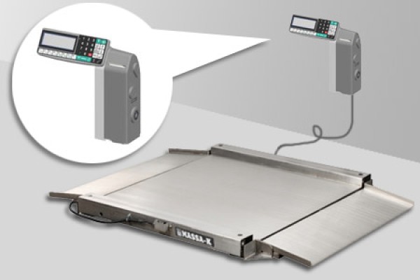 Купить 4D-LA.S-10/10-1000-RL (нерж) с печатью этикеток - Платформенные весы платформенные весы из нержавейки