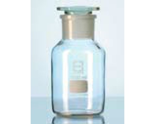 Бутыль DURAN Group 500 мл, NS45/40, широкогорлая, с пробкой, бесцветное стекло