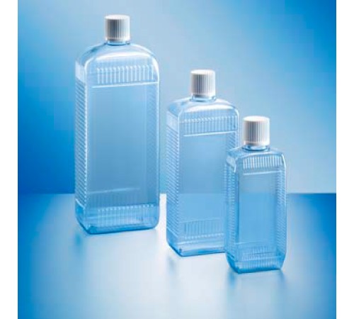 Купить Бутыль Kautex узкогорлая 250 мл, PVC, прямоугольная, Ø 25 мм, прозрачный цвет, без крышки