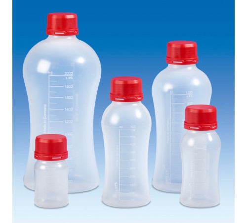 Купить Бутыль VITLAB VITgrip эргономичной формы, 125 мл, винтовая крышка с контролем вскрытия