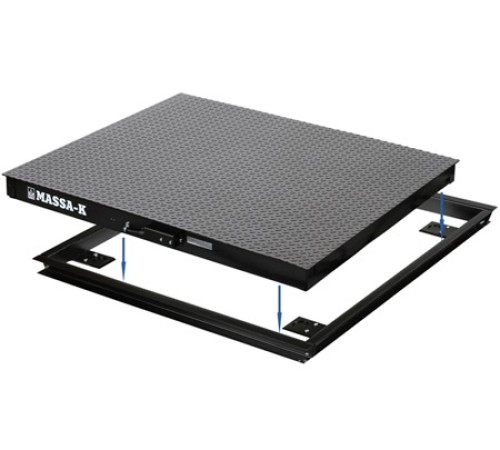 Купить 4D-PMF-12/10-1000-AB(RUEW) - Промышленные электронные платформенные врезные весы с 4 датчиками