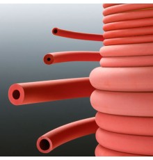 Шланг резиновый Deutsch & Neumann вакуумный, внутренний диаметр 6 мм, толщина стенок 5,0 мм, красный