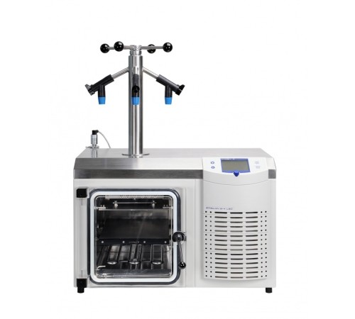 Купить Лиофильная сушка Martin Christ Epsilon 2-4 LSCplus, комплект с 1 полкой, запечатывающим устройством и 4 кранами для колб