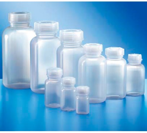 Купить Бутыль Kautex широкогорлая 500 мл, LDPE, круглая, естественный цвет, с винтовой крышкой