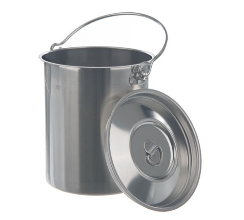 Купить Контейнер Bochem с крышкой и ручкой, 5 л, нержавеющая сталь