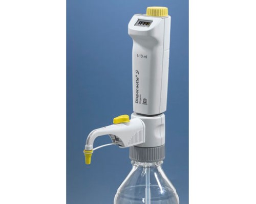 BRAND 4630351 Дозатор цифровой S Dispensette Digital Organic для бутылок, 2.5-25 мл, с клапаном, для орагнических растворителей, DE-M обозначения