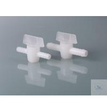 8614-0007 Запорный кран для шлангов Burkle, HDPE, 9-11 мм, СЗ 7 мм