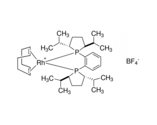 1,2-бис((2S,5S)-2,5-диизопропилфосфоlano)бензол(циклооктадиен)родия(I) тетрафторборат, 97%, Acros Organics, 250мг